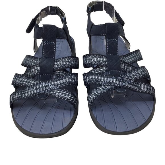 Jambu Sport Sandals NWOT Bay Water Ready Vegan Blue Size 7 Strappy Webbing Adj - Picture 3 of 10